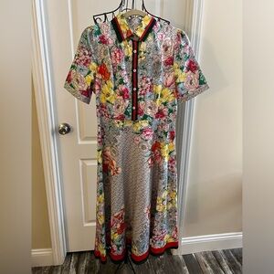Half Button Down Dress, New w/o Tags